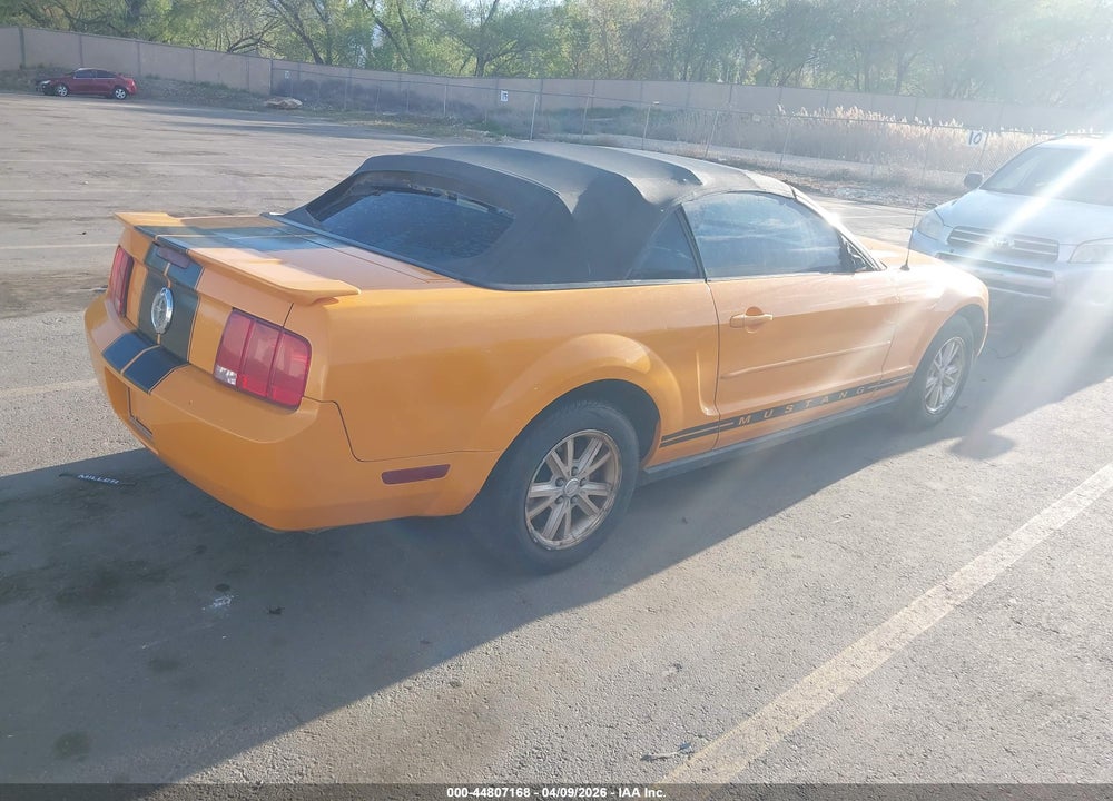 2007 FORD MUSTANG V6 DELUXE/V6 PREMIUM VIN: 1ZVFT84N975296555