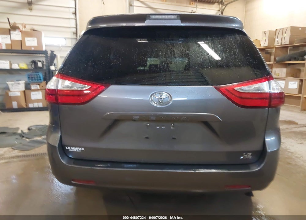 2017 TOYOTA SIENNA LE 7 PASSENGER VIN: 5TDJZ3DC5HS183064