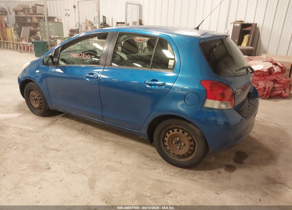2010 TOYOTA YARIS VIN: JTDKT4K37A5296945