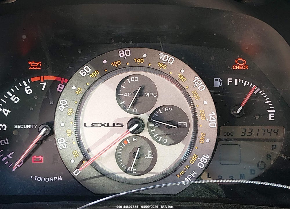 2001 LEXUS IS 300 VIN: JTHBD182410024259