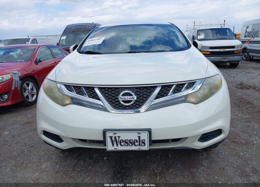2011 NISSAN MURANO S VIN: JN8AZ1MU9BW063230