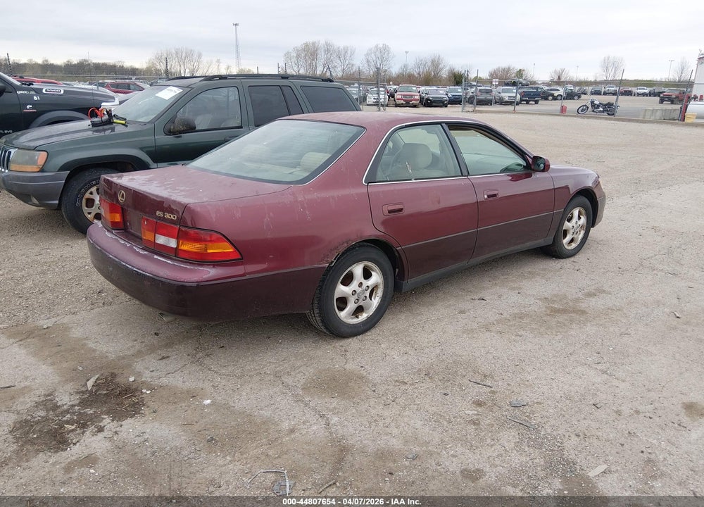 1997 LEXUS ES 300 VIN: JT8BF22G6V0003911