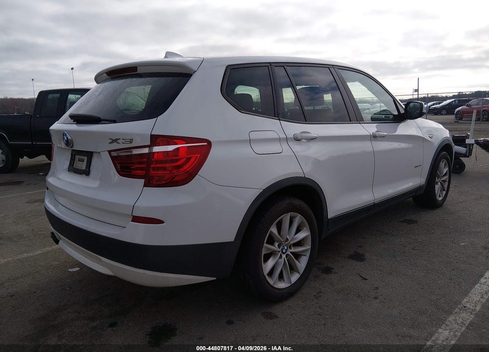 2013 BMW X3 XDRIVE28I VIN: 5UXWX9C53D0A28190