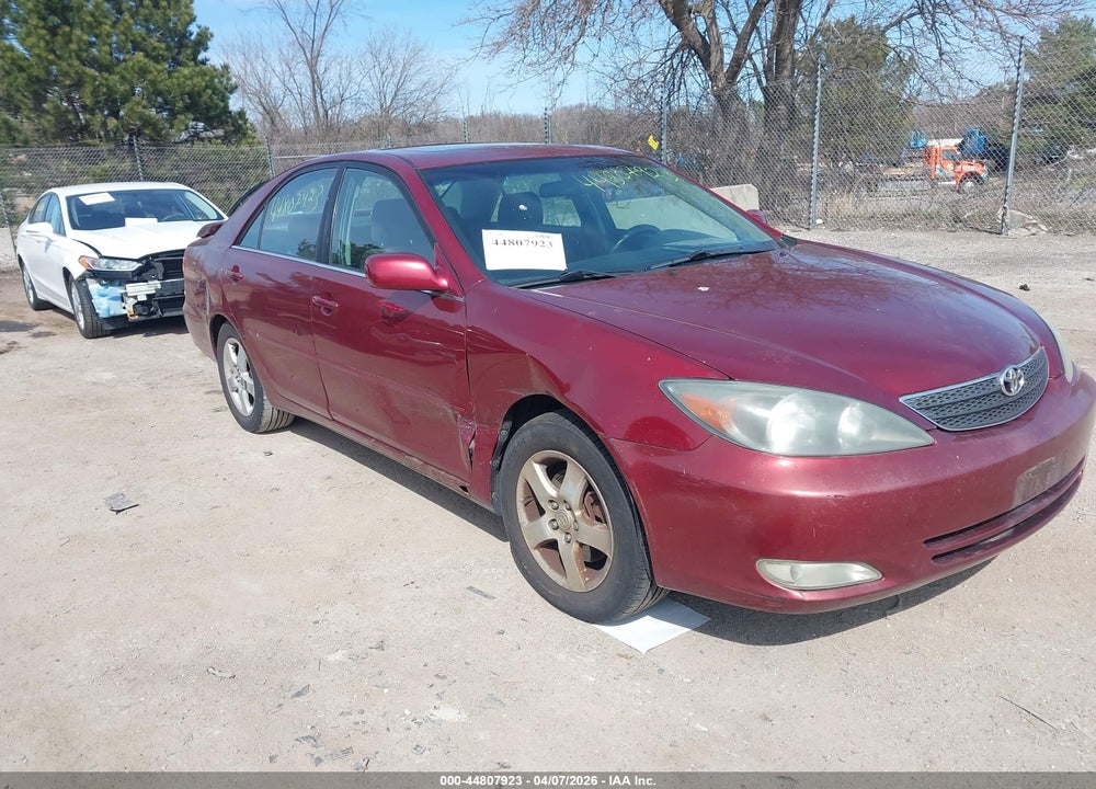 2003 TOYOTA CAMRY SE V6 VIN: 4T1BF32K23U054562