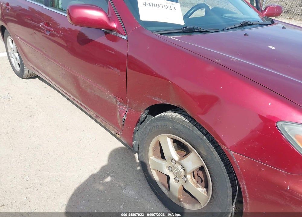 2003 TOYOTA CAMRY SE V6 VIN: 4T1BF32K23U054562