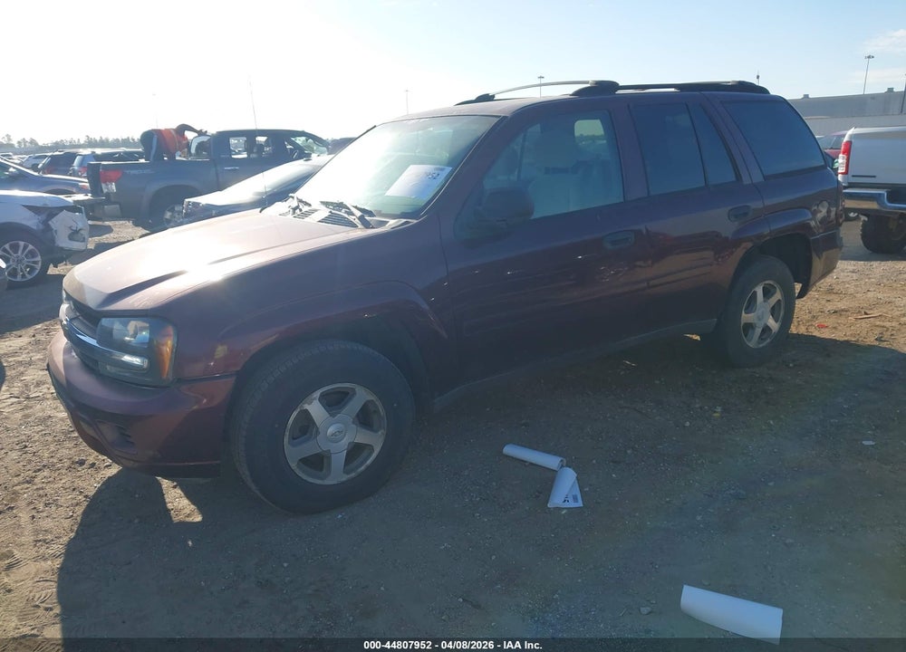 2006 CHEVROLET TRAILBLAZER LS VIN: 1GNDS13SX62234651