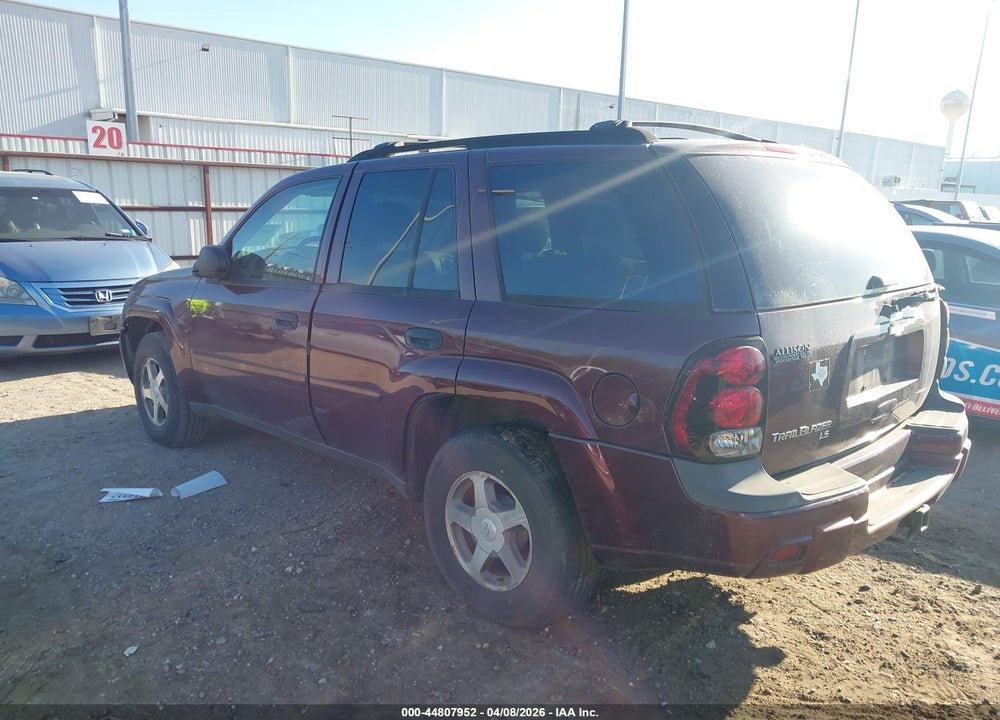2006 CHEVROLET TRAILBLAZER LS VIN: 1GNDS13SX62234651