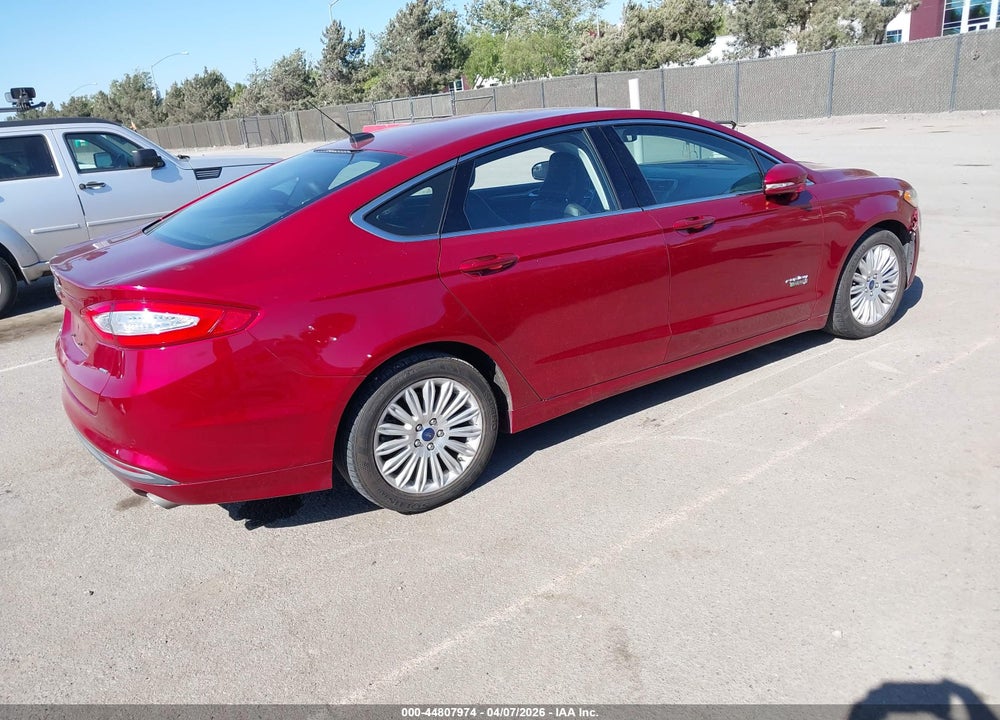 2016 FORD FUSION ENERGI SE LUXURY VIN: 3FA6P0PU5GR229305