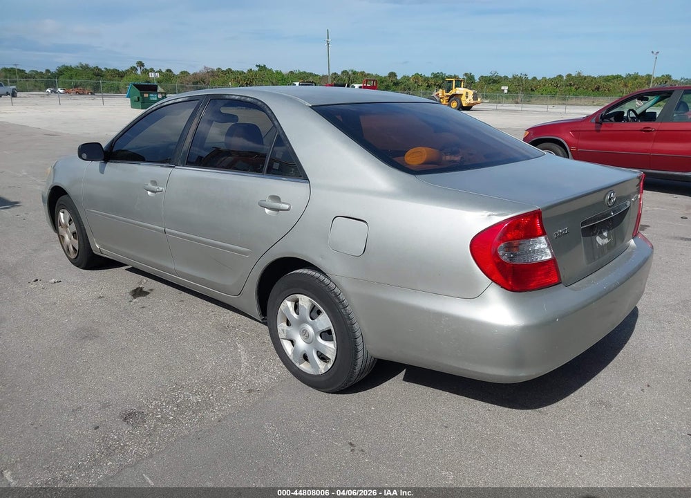 2002 TOYOTA CAMRY LE VIN: 4T1BE32K22U508472