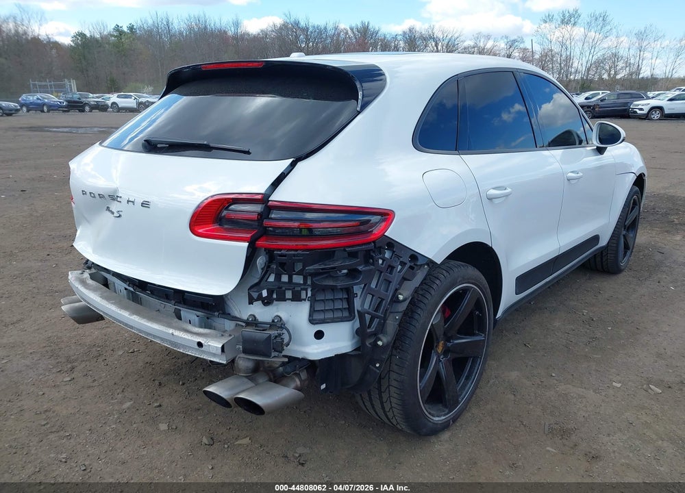 2015 PORSCHE MACAN S VIN: WP1AB2A54FLB71277