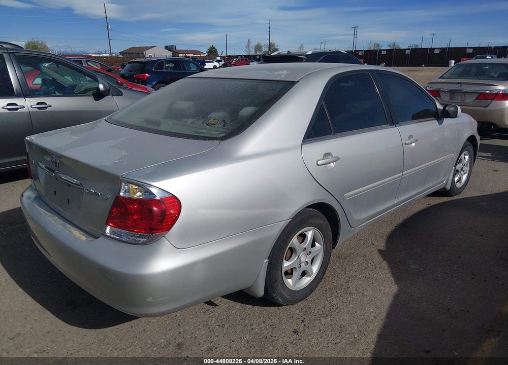 2005 TOYOTA CAMRY LE VIN: 4T1BE32K65U625623