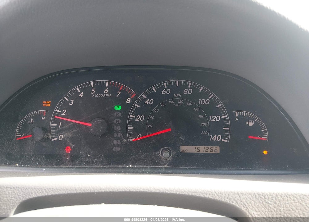 2005 TOYOTA CAMRY LE VIN: 4T1BE32K65U625623