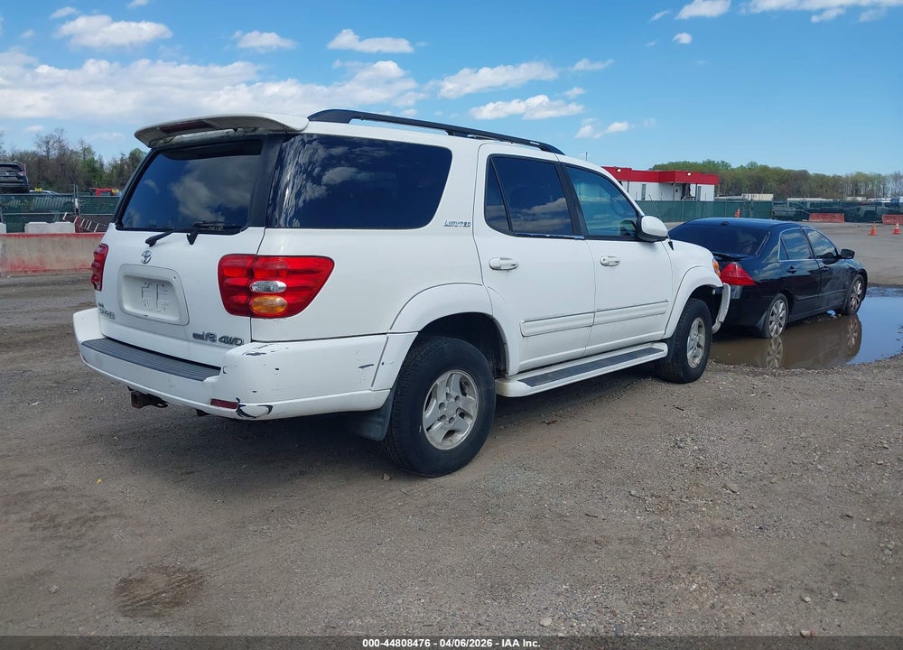 2002 TOYOTA SEQUOIA LIMITED V8 VIN: 5TDBT48AX2S082209