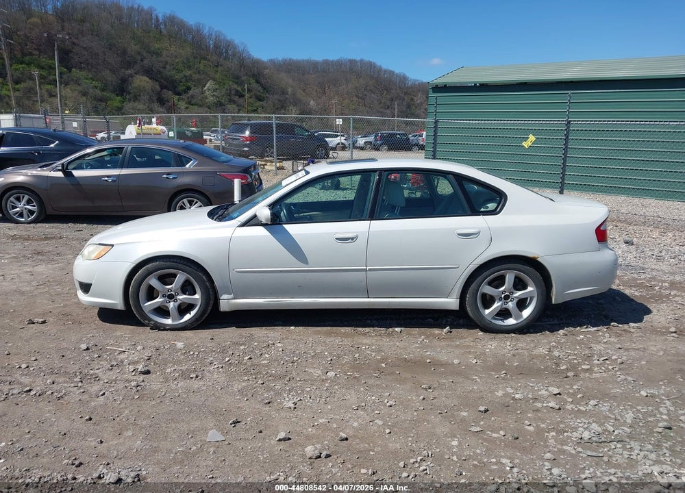 2008 SUBARU LEGACY 2.5I VIN: 4S3BL616287204758