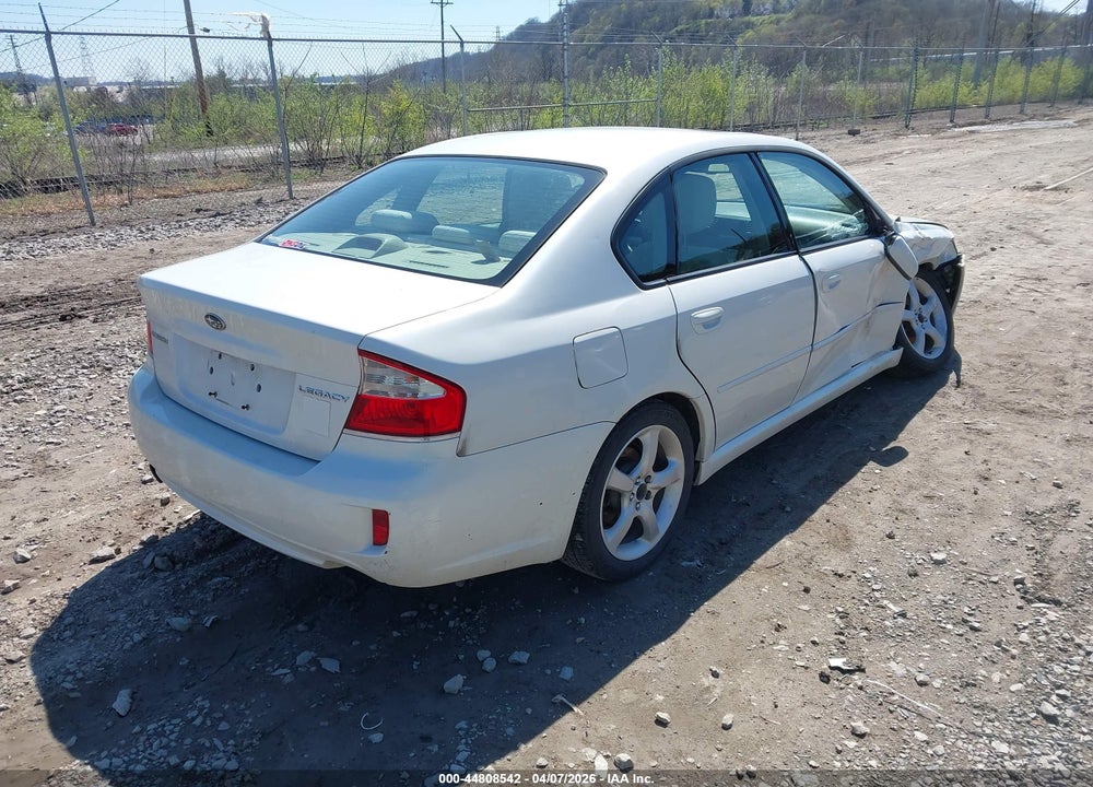 2008 SUBARU LEGACY 2.5I VIN: 4S3BL616287204758