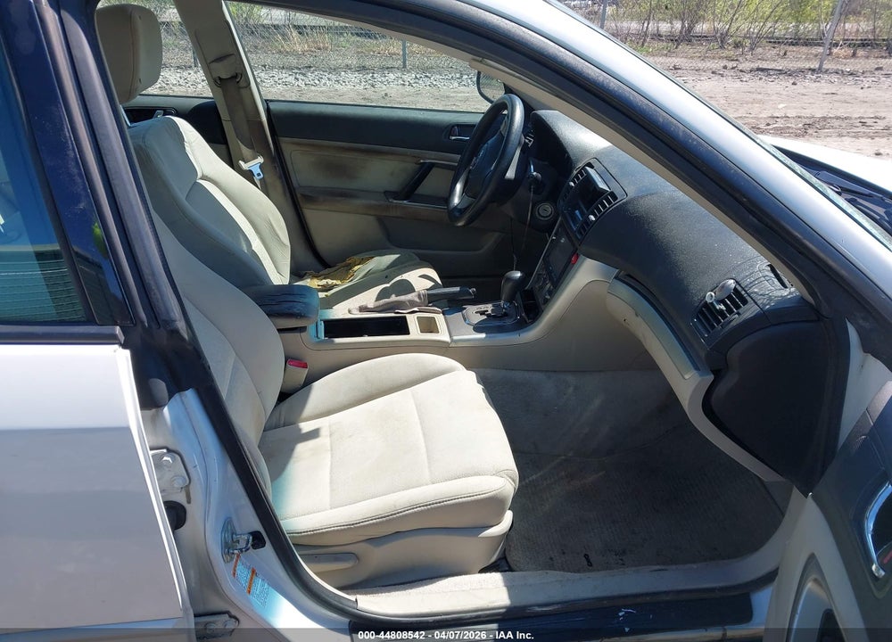 2008 SUBARU LEGACY 2.5I VIN: 4S3BL616287204758