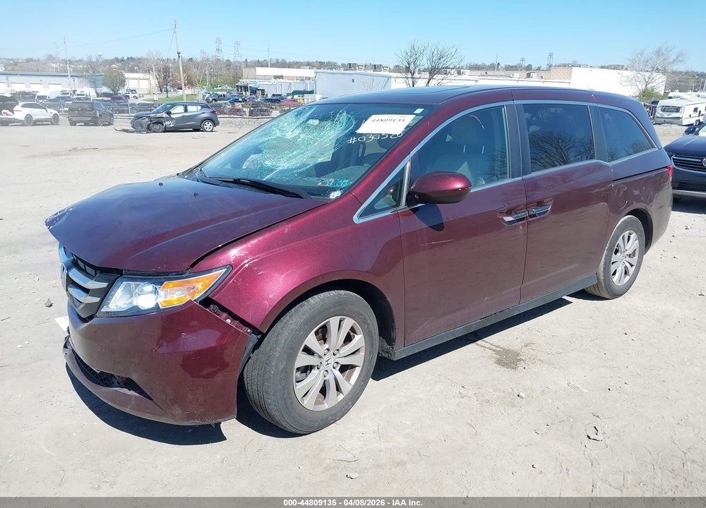 2015 HONDA ODYSSEY EX-L VIN: 5FNRL5H65FB030528