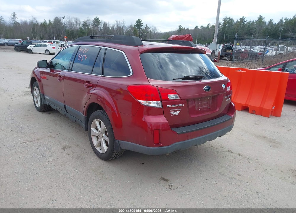 2013 SUBARU OUTBACK 2.5I PREMIUM VIN: 4S4BRBCC0D3304686