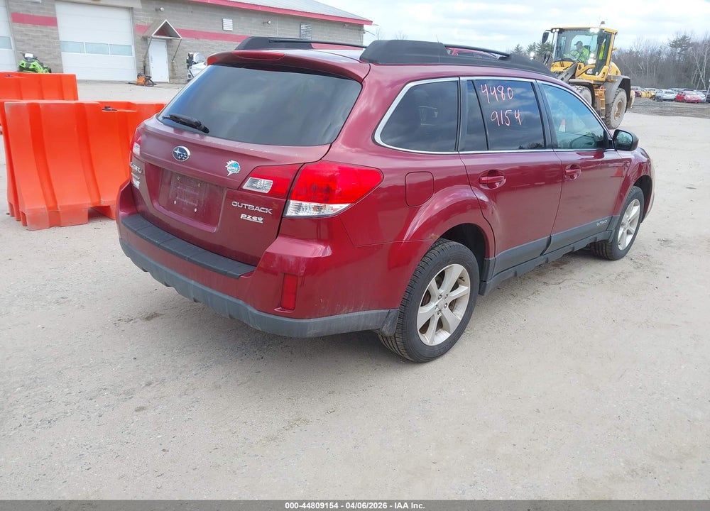 2013 SUBARU OUTBACK 2.5I PREMIUM VIN: 4S4BRBCC0D3304686