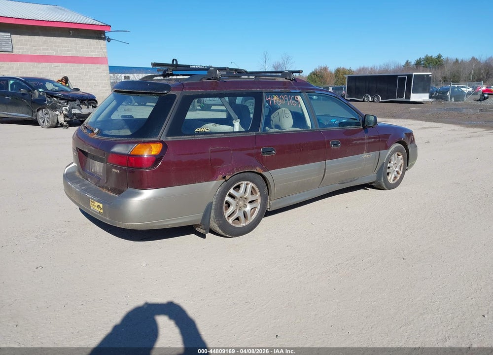 2001 SUBARU OUTBACK VIN: 4S3BH675816637464