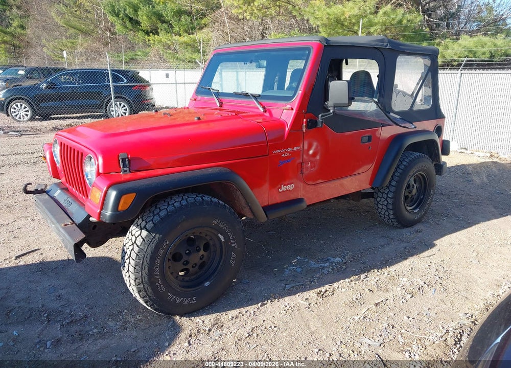 1997 JEEP WRANGLER SPORT VIN: 1J4FY19S8VP483887
