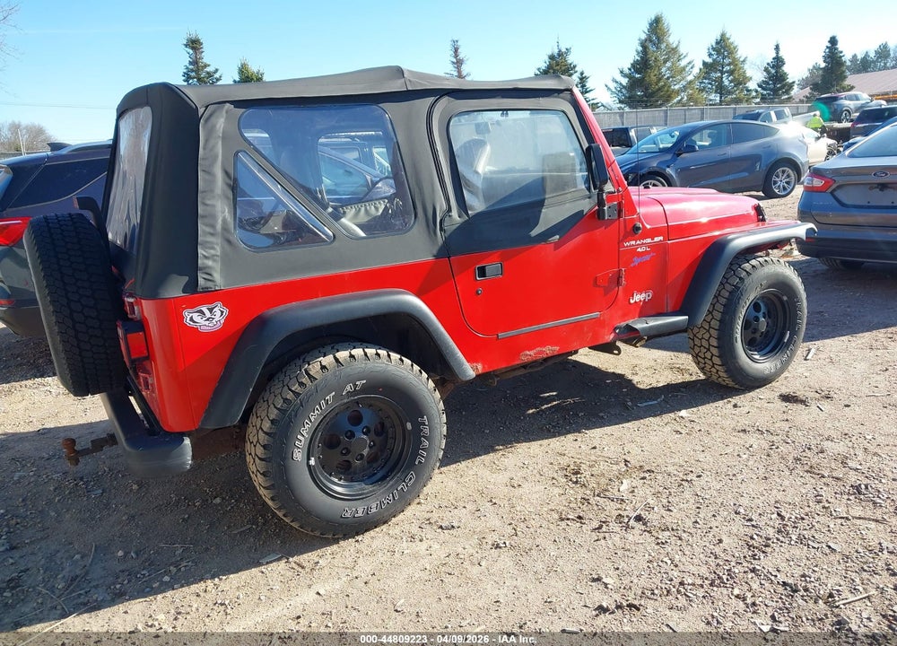 1997 JEEP WRANGLER SPORT VIN: 1J4FY19S8VP483887