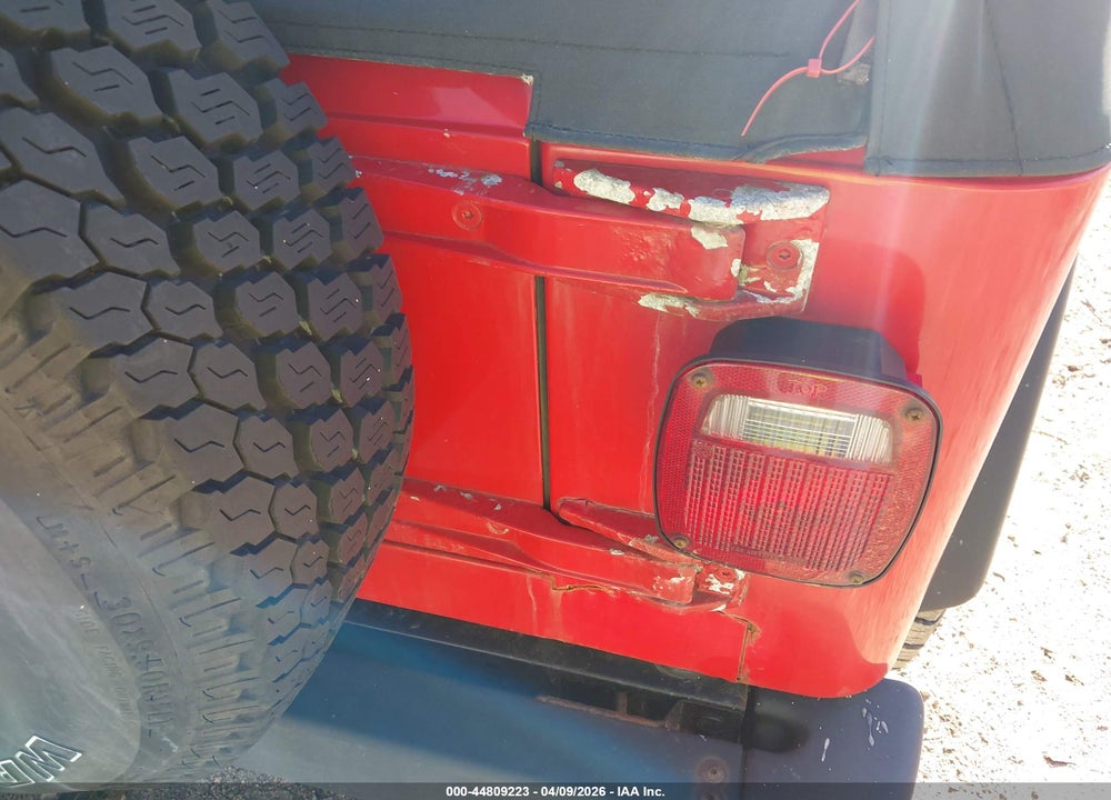 1997 JEEP WRANGLER SPORT VIN: 1J4FY19S8VP483887