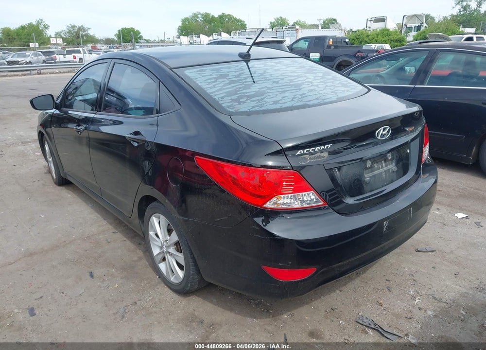 2013 HYUNDAI ACCENT GLS VIN: KMHCU4AE7DU461497