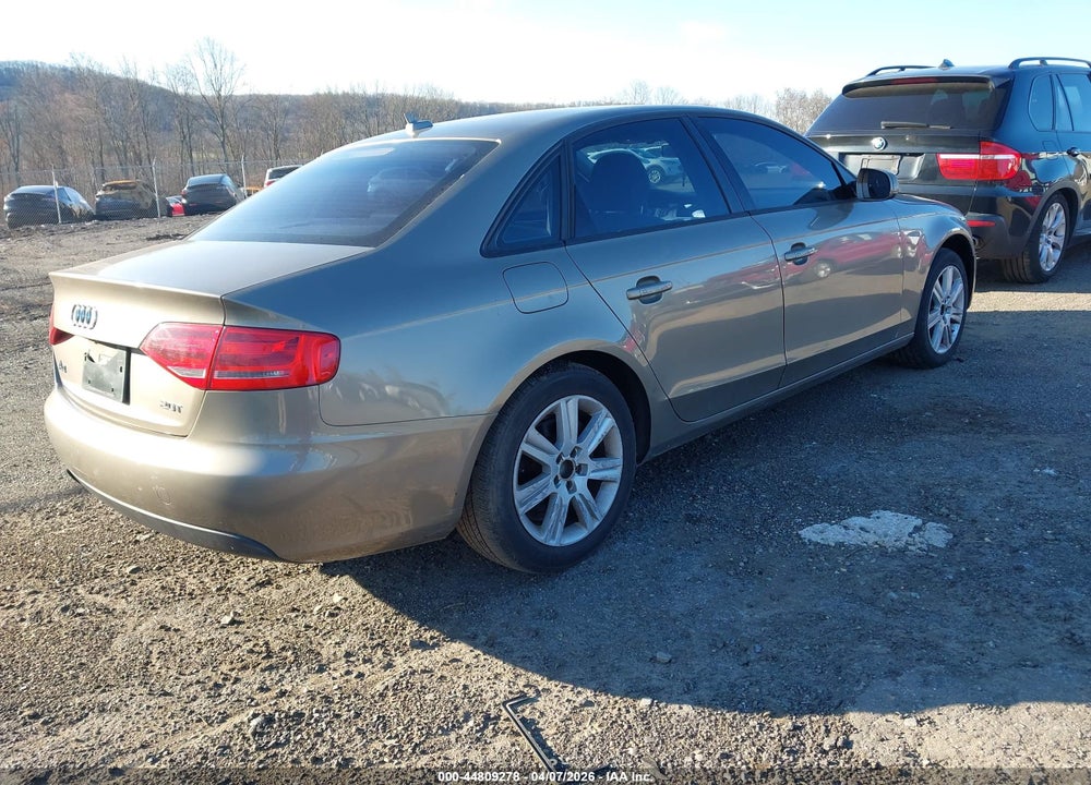 2010 AUDI A4 2.0T PREMIUM VIN: WAUAFAFL8AN059468