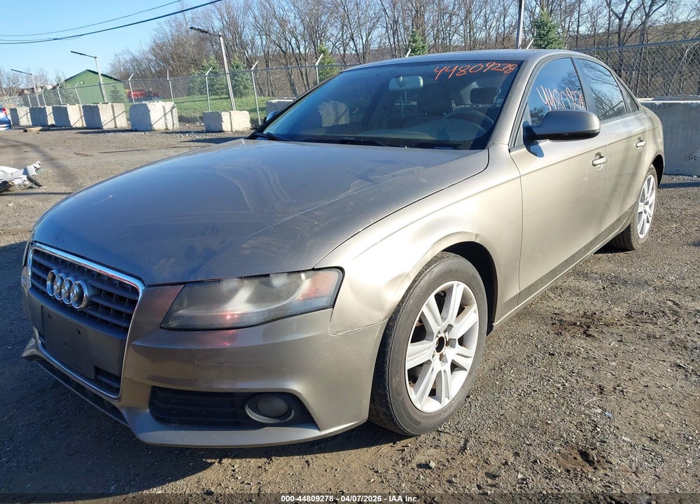 2010 AUDI A4 2.0T PREMIUM VIN: WAUAFAFL8AN059468