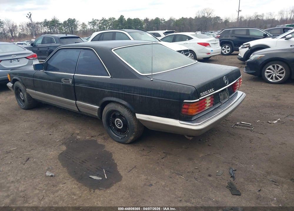 1984 MERCEDES-BENZ 500 SEC VIN: WDBCA44A4EA017064