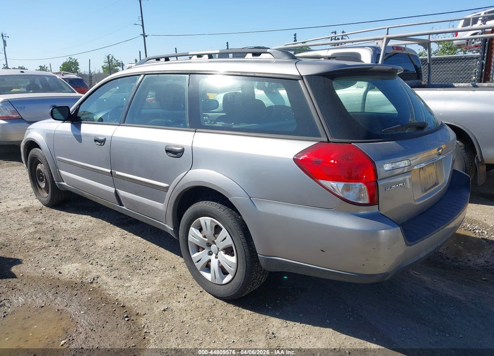 2009 SUBARU OUTBACK 2.5I VIN: 4S4BP60C397318227