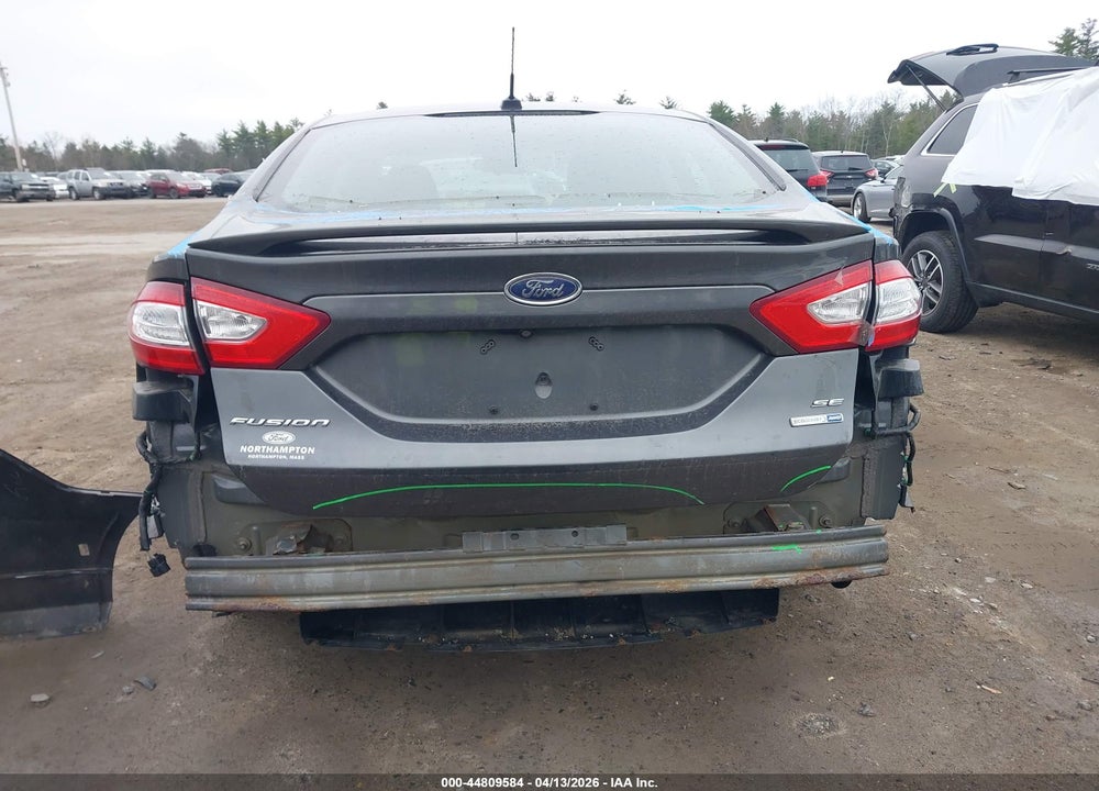 2016 FORD FUSION SE VIN: 3FA6P0T96GR265554
