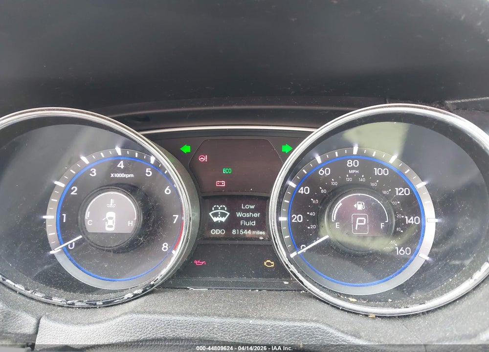 2014 HYUNDAI SONATA GLS VIN: 5NPEB4AC9EH885079