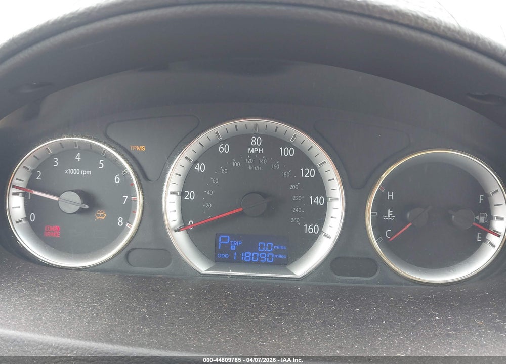 2009 HYUNDAI SONATA LIMITED V6 VIN: 5NPEU46F39H507715