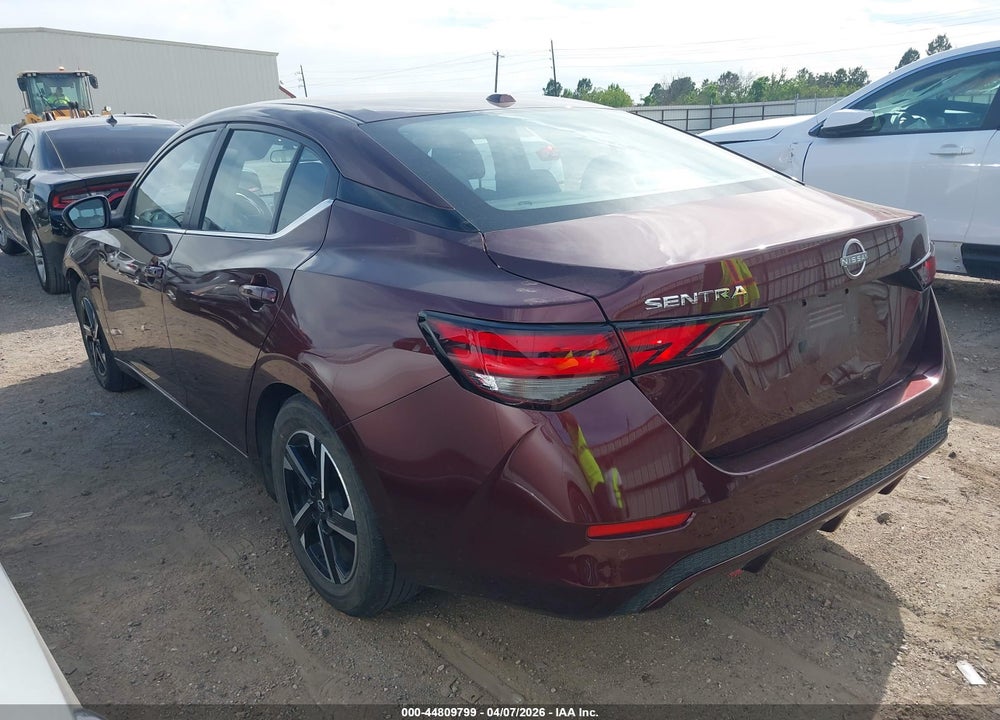 2025 NISSAN SENTRA SV VIN: 3N1AB8CV6SY299185