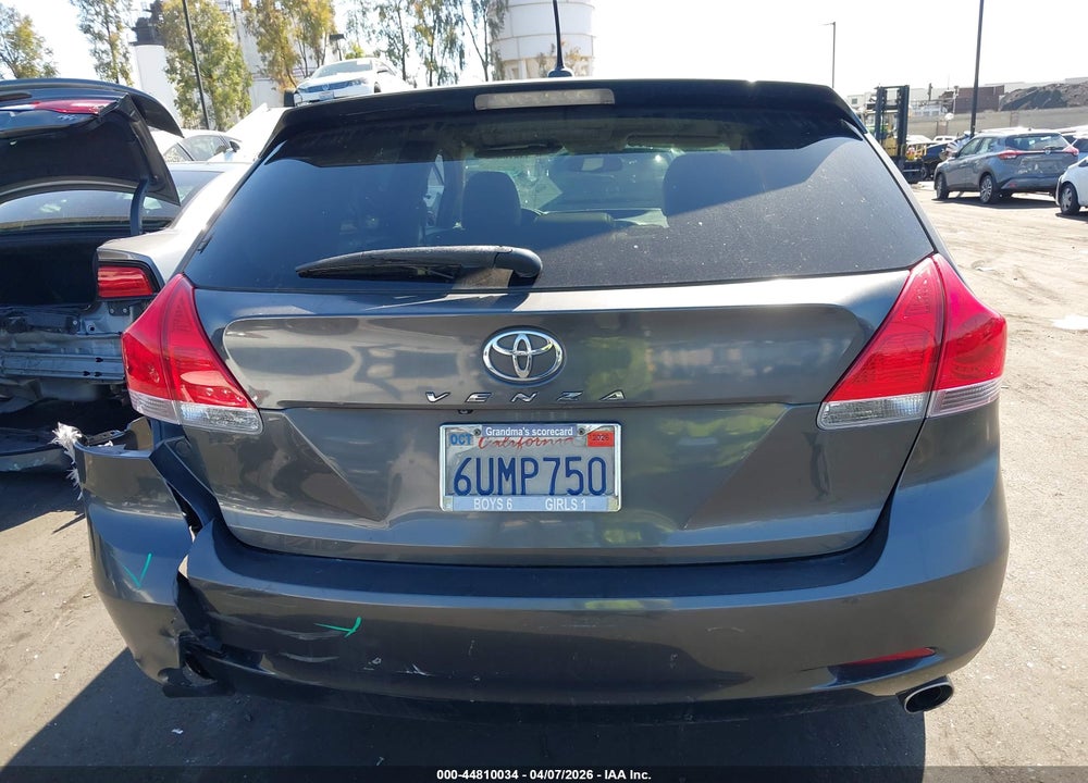 2011 TOYOTA VENZA BASE V6 VIN: 4T3ZK3BB6BU043077
