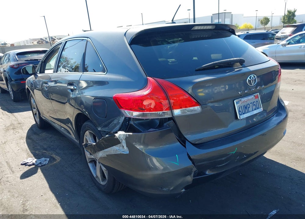 2011 TOYOTA VENZA BASE V6 VIN: 4T3ZK3BB6BU043077