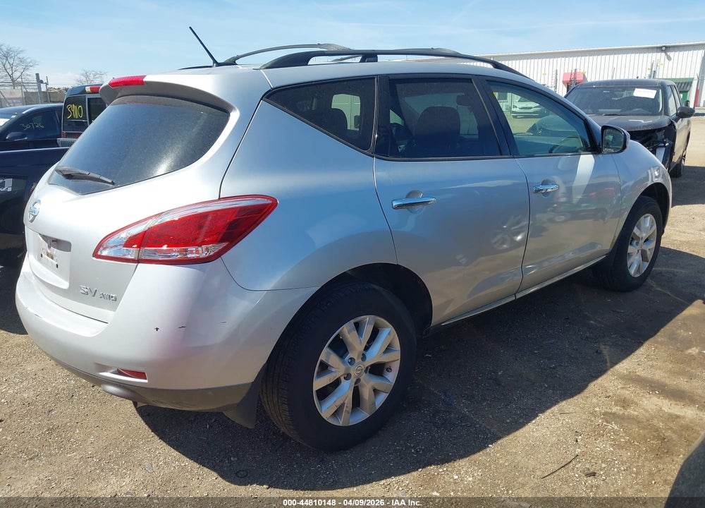 2013 NISSAN MURANO SV VIN: JN8AZ1MWXDW317564