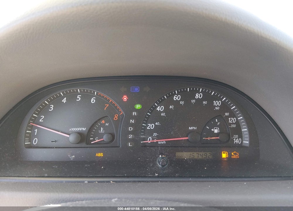 2002 TOYOTA CAMRY LE V6 VIN: 4T1BF32K82U513818