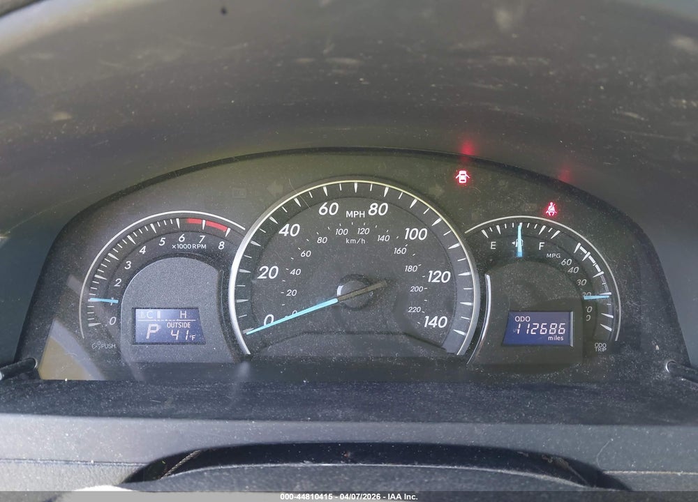 2012 TOYOTA CAMRY LE VIN: 4T4BF1FK0CR211848