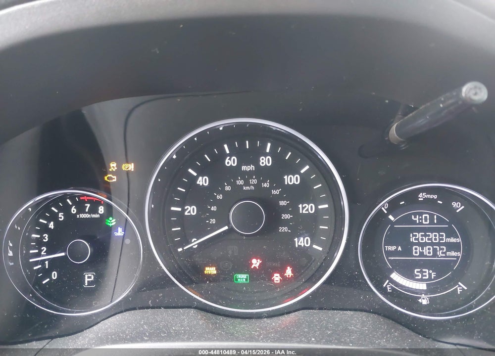 2019 HONDA HR-V LX VIN: 3CZRU6H37KG708610