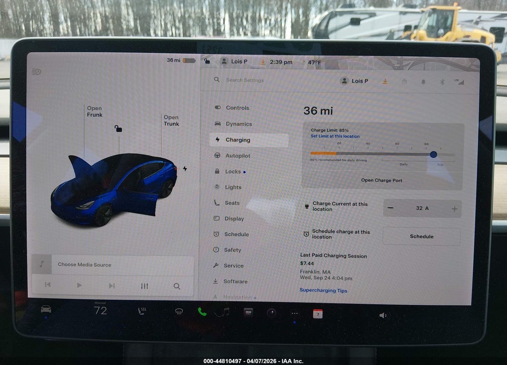 2021 TESLA MODEL 3 STANDARD RANGE PLUS REAR-WHEEL DRIVE VIN: 5YJ3E1EA8MF030988