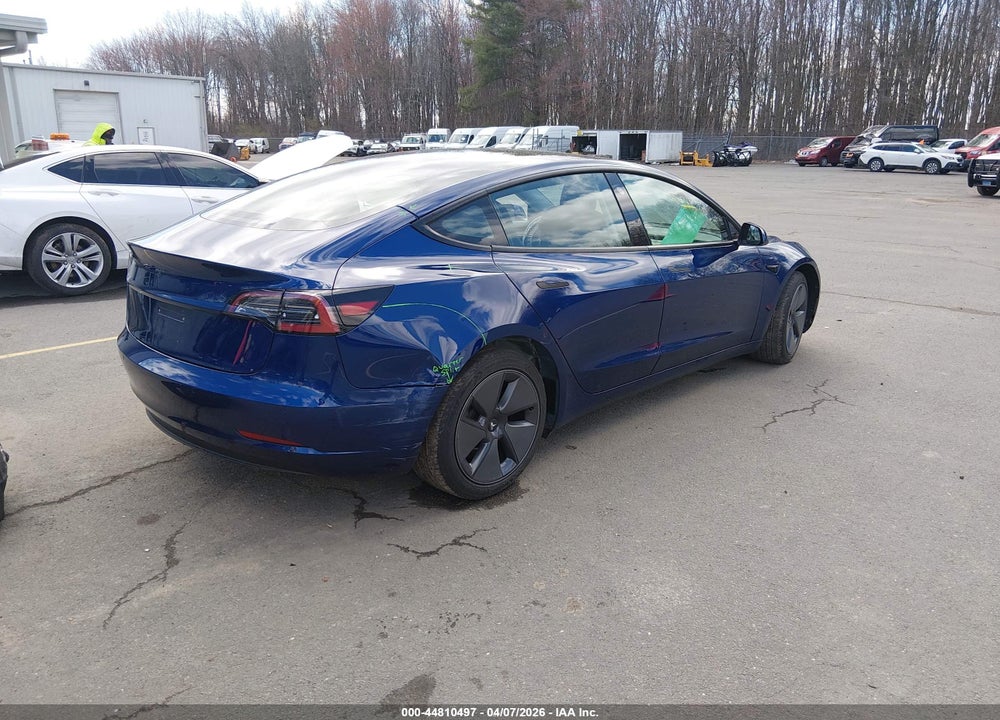 2021 TESLA MODEL 3 STANDARD RANGE PLUS REAR-WHEEL DRIVE VIN: 5YJ3E1EA8MF030988