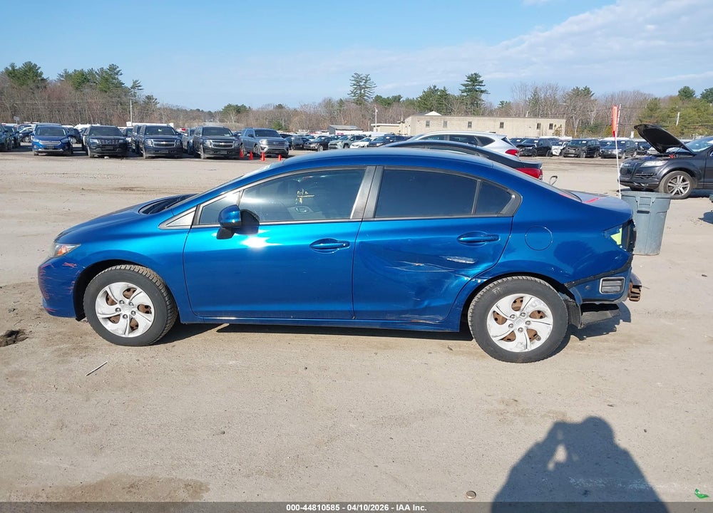 2013 HONDA CIVIC LX VIN: 2HGFB2F57DH569109