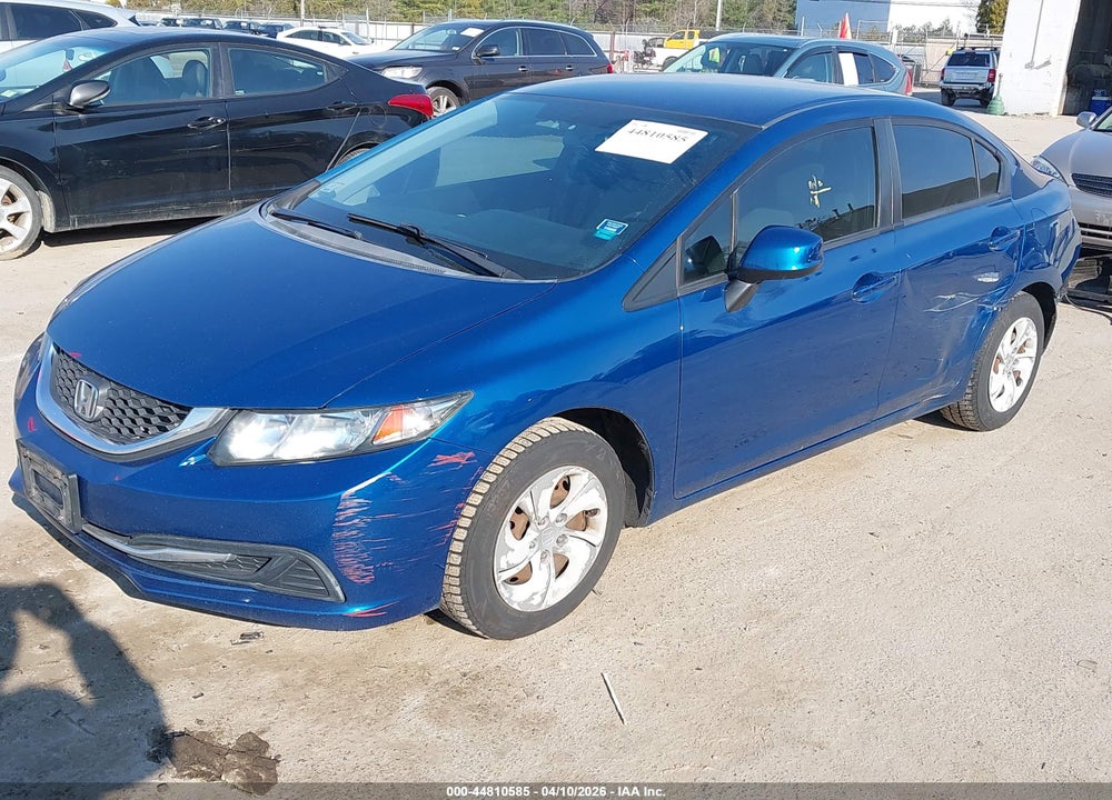 2013 HONDA CIVIC LX VIN: 2HGFB2F57DH569109
