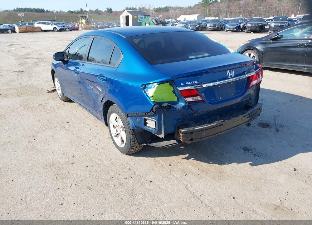 2013 HONDA CIVIC LX VIN: 2HGFB2F57DH569109
