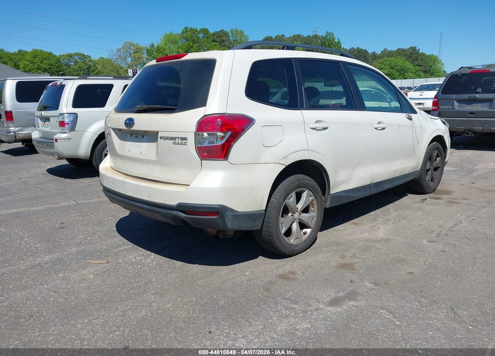 2015 SUBARU FORESTER 2.5I PREMIUM VIN: JF2SJADC4FH443537