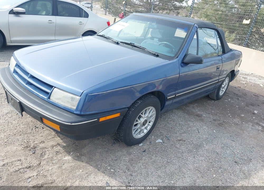 1991 DODGE SHADOW VIN: 3B3XP45K2MT586142