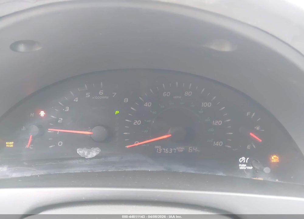 2007 TOYOTA CAMRY LE VIN: 4T1BE46K97U662295
